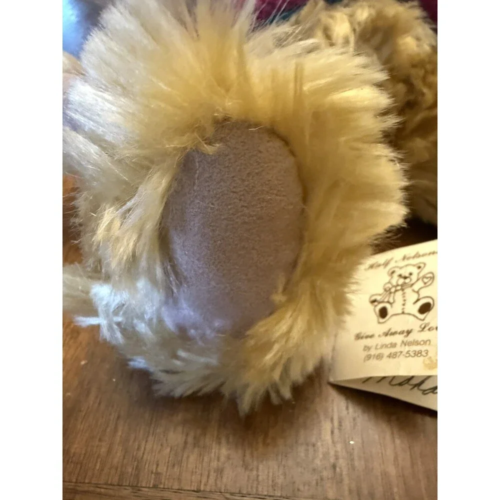 Half Nelson’s  Bear 15” Jointed, German Mohair Linda Nelson 1992 Gayly # 15 RARE